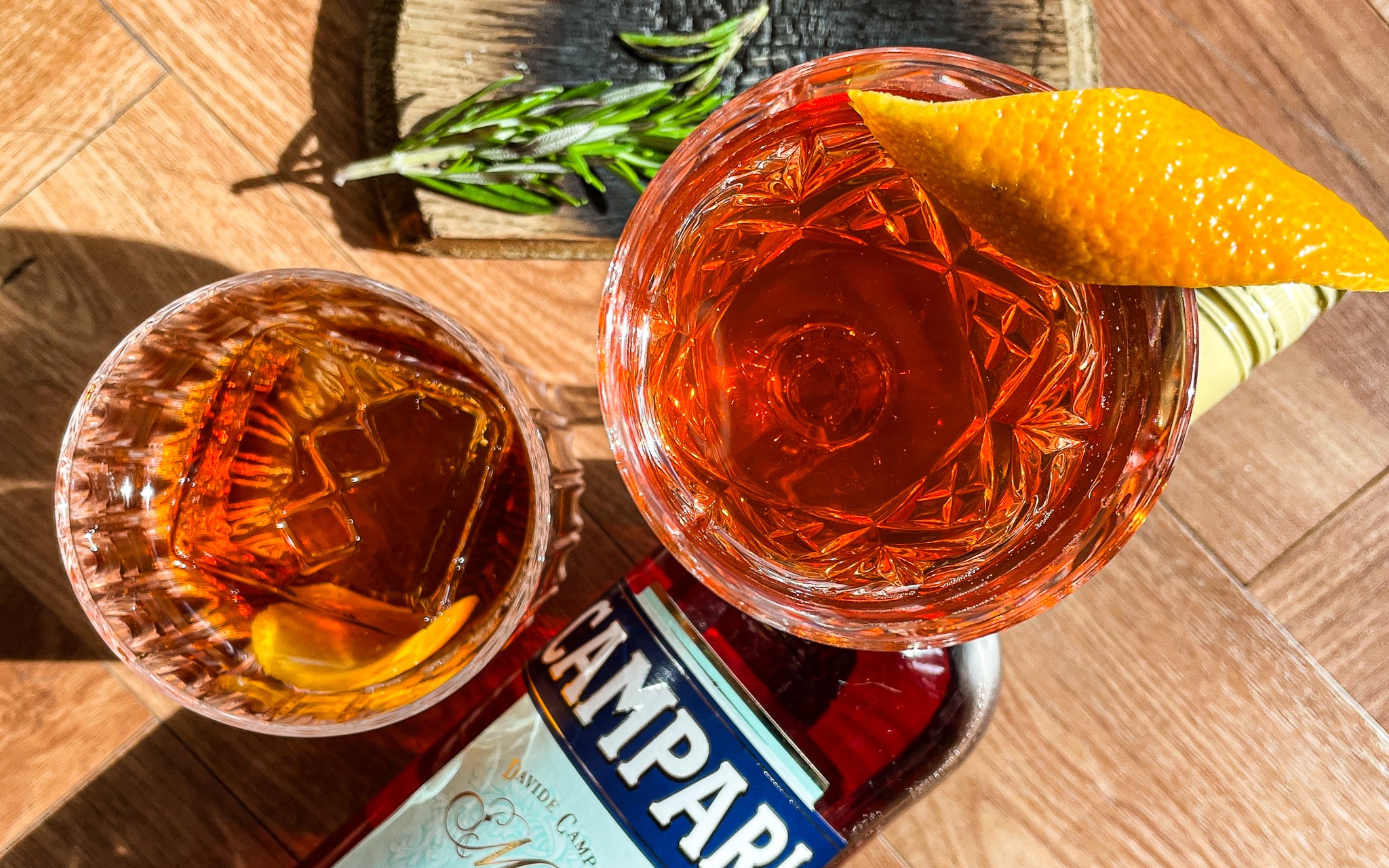 How we came up with our Juhua Rosemary Wood-Smoked Negroni